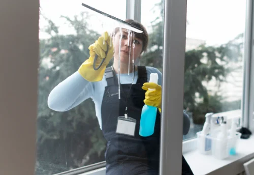 Nettoyage de vitres intérieures et extérieures à Montpouillan